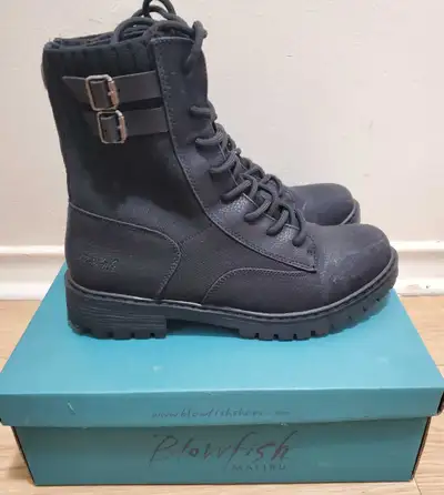 Blowfish Malibu Womens Faux Leather Combat Boots, View more