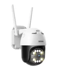 ZOSI C296 plug-in power 3k 5MP wifi camera, pan/ Tilt outdoor in