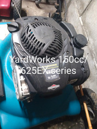 Yard works 150cc mower. Engine Briggs& Stratton engine