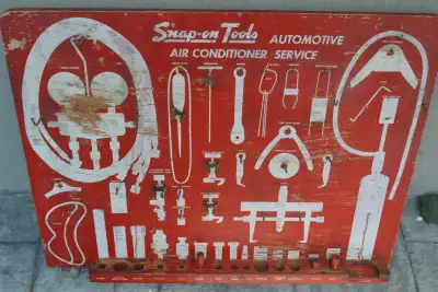SNAP ON AUTOMOTIVE AIR CONDITIONING TOOL BOARD, View more