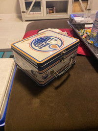 Oilers lunch box metal 30$