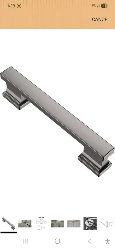 Brushed Satin Nickel Cabinet Handles Kitchen Cabinet, View more