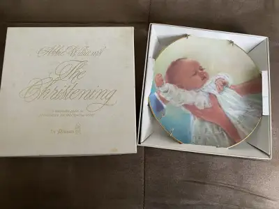Christening Keepsake Plate, View more