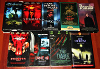 VHS TAPES (updated Oct 2023) :: HORROR & THRILLERS #1