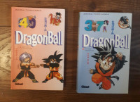 Manga Dragon Ball #37 et 40 pastel français 