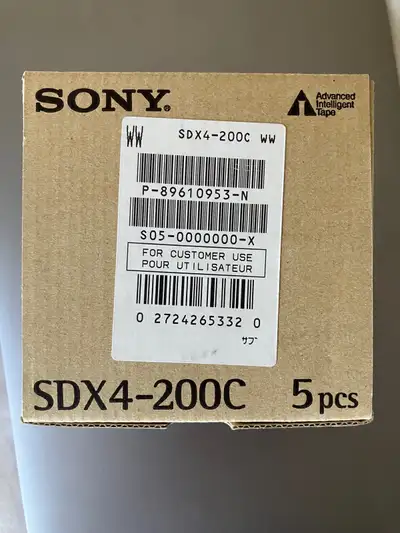 Sony SDX4-200C AIT-4 200/520GB tape cartridges , View more
