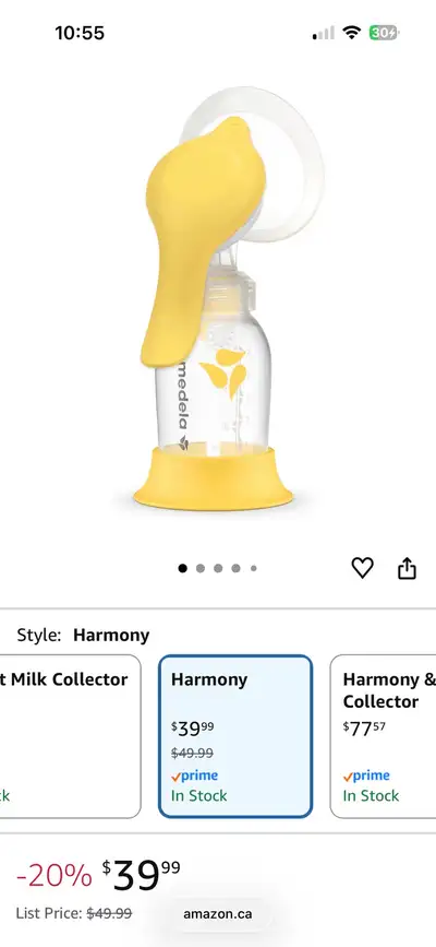 Medela Manual Pump, View more