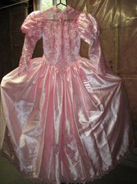 Beautiful light PINK, “Princess-like” custom made dress