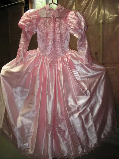 Beautiful light PINK, “Princess-like” custom made dress, View more