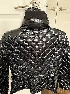 WOMAN'S MONCLER SHINY BLACK JACKET in Women's - Tops & Outerwear in City of Toronto - Image 4