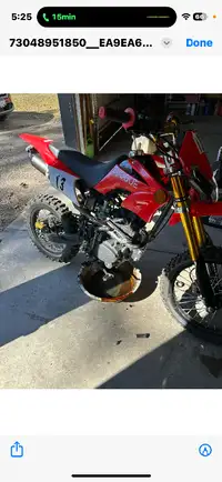 2023 125cc dirt bike cash only or gold
