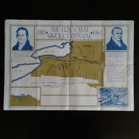 Erie Canal Sesquicentennial 1967 Souvenir Paper Placemat