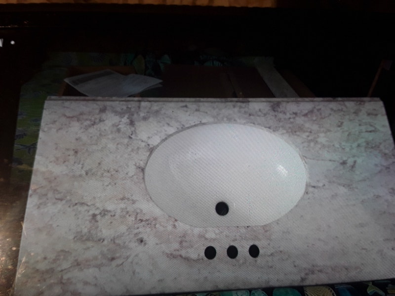 Bathroom counter with under mount sink Bathwares Lloydminster Kijiji