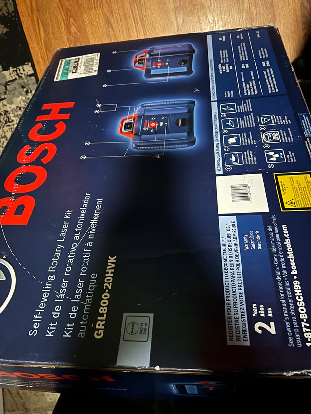 Bosch 800 Feet. Self Leveling Rotary Laser Level Kit Power Tools