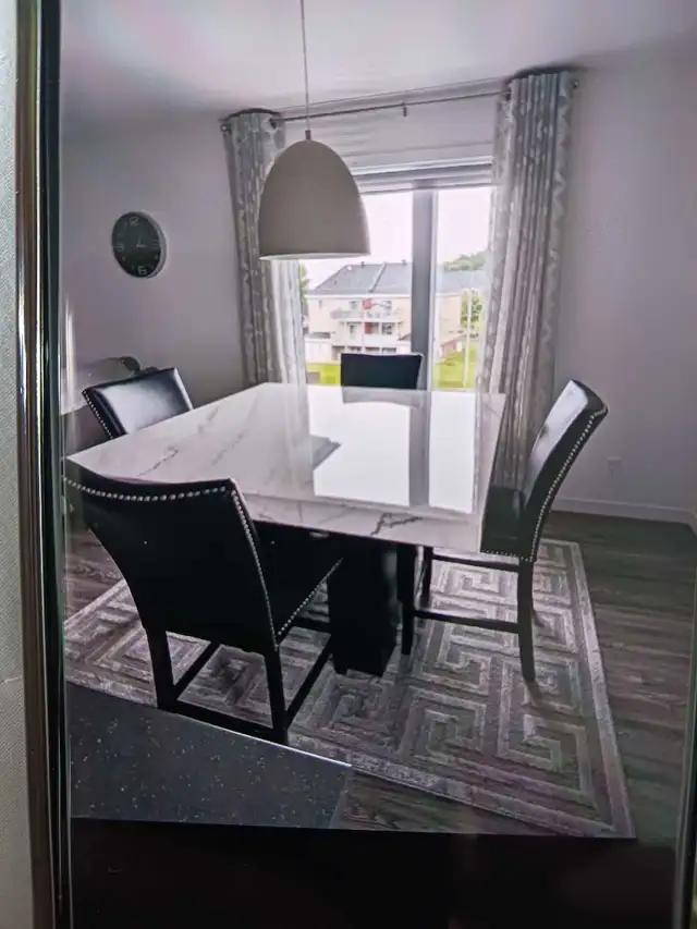 Dining Room Set / Marble Table / Counter Height64722635418754123