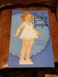 Vintage original Antique 1937 Shirley Temple Paper Dolls