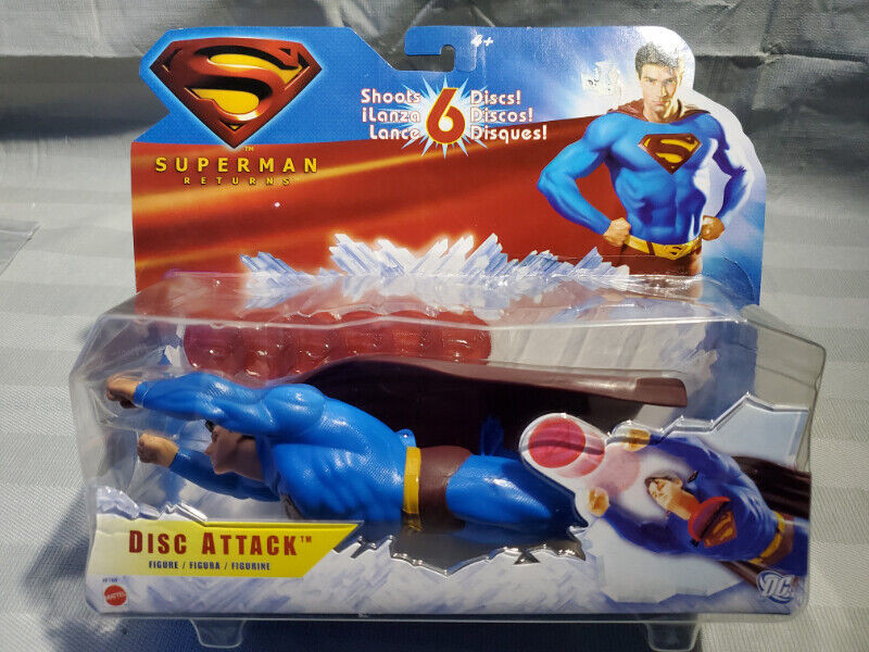 New in sealed package 2006 Superman returns Disc Attack, used for sale  