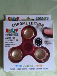 Chrome Edition Red Fidget Spinner