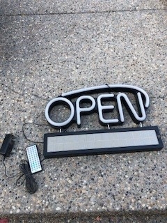 Open Print/Message Sign - $75.00 OBO in Other Business & Industrial in Calgary - Image 4