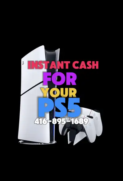 Sell your Ps5 today Same day quick cash Just message for a quote within 5 minutes! CALL for a INSATN...