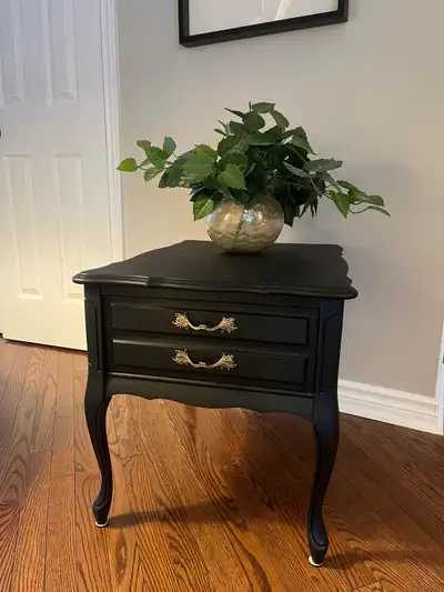 French Provincial Side Table Beautifully Refinished , View more