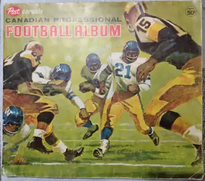 Canadian Football Collector Card Album (1963) Post Cereal, View more