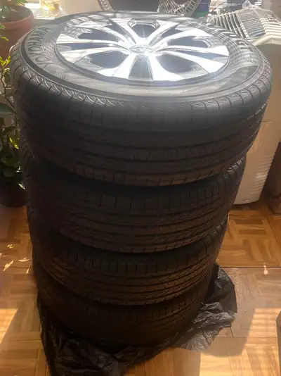 Tires off Toyota Corolla Hybrid Yokohama Original Brand New Tires & Rims, Wheel Covers & TPMS Sensor...
