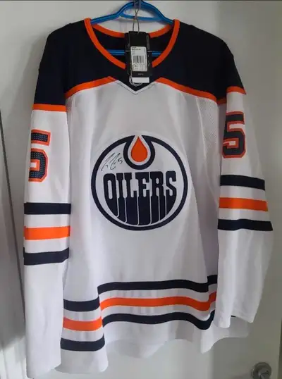 Brand New Unworn & Signed by #5 CECI Size L or 52 $230 F . I . R . M . Adidas - Official NHL Jersey...