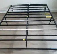 Sturdy metal bed frame - queen size