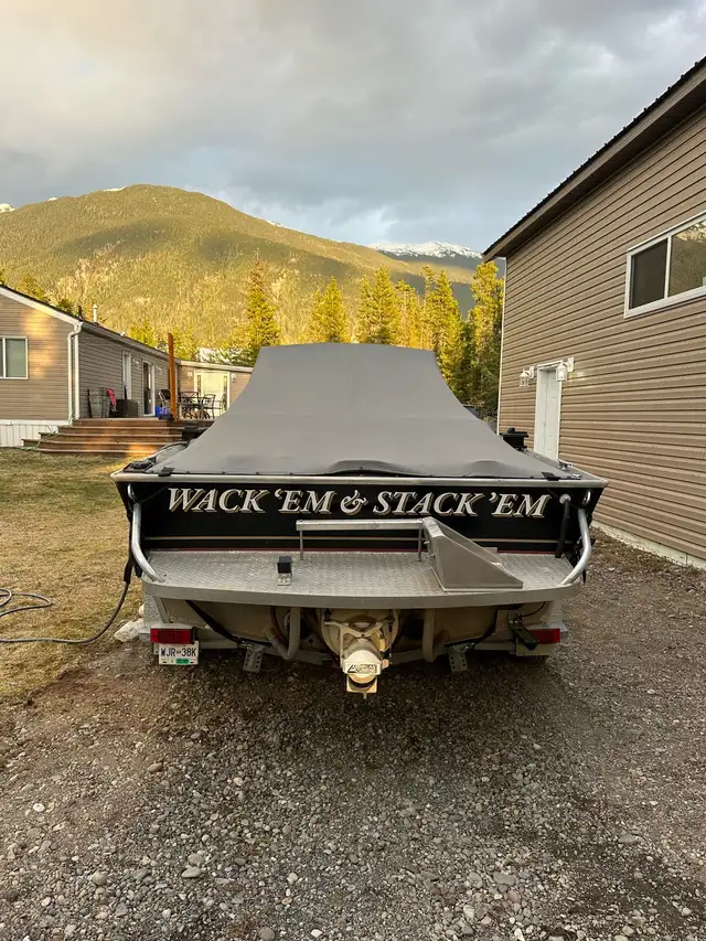 20’ Alumaweld Jet Boat in Powerboats & Motorboats in Terrace - Image 4