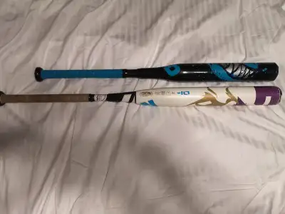 DEMARINI SOFTBALL BATS SEE INFO BELOW, View more