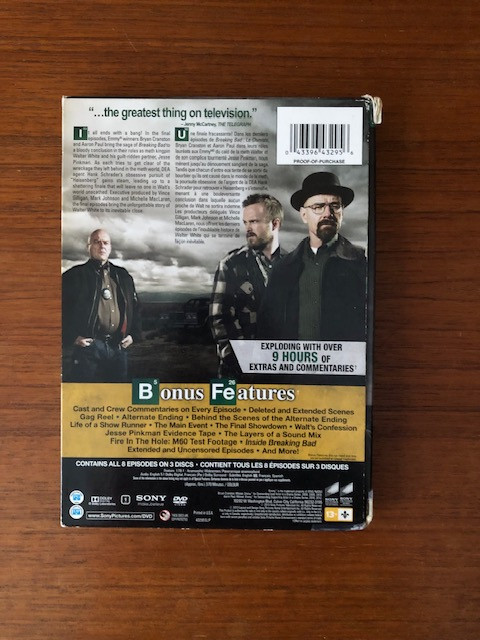 Breaking Bad Final Season - Remember My Name - 3 Discs - DVD in CDs, DVDs & Blu-ray in Delta/Surrey/Langley - Image 2