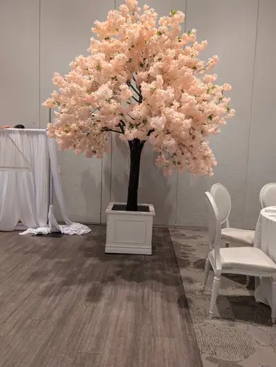 Create a breathtaking setting with our premium Artificial Cherry Blossom Trees, designed with full,...