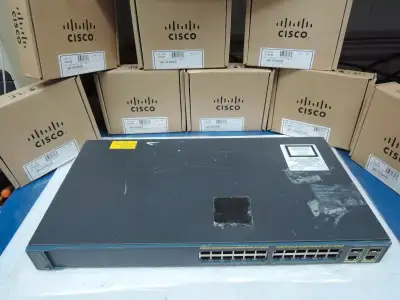 Cisco WS-C2960-24TC-L 24 port NON POE SWITCH., View more