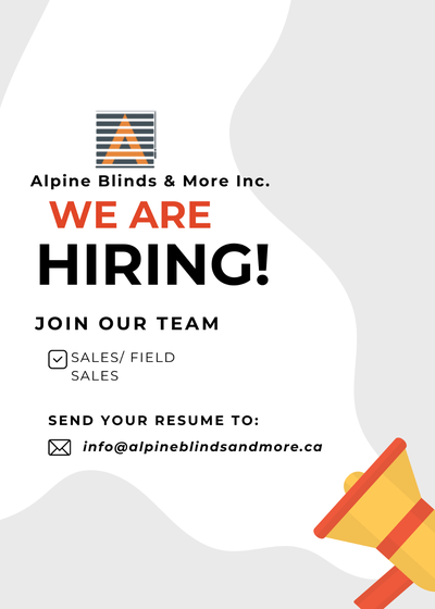 Outside Sales Representative – Window Coverings (Full-Time), View more