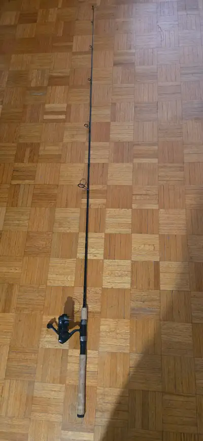 1 set assembly fishing rod. 7ft long small light shimano rod, small light reel, 100m 50lbs braided l...