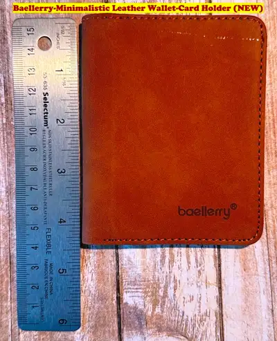 Baellerry-Minimalistic Leather Wallet-Card Holder (NEW), View more