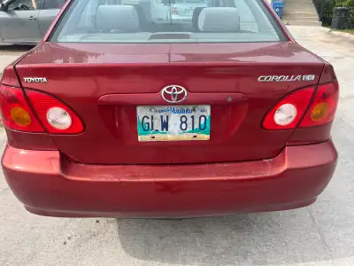 Toyota Corolla 2004 clean title fresh safety new tires very good running no rust no issues East Kild...