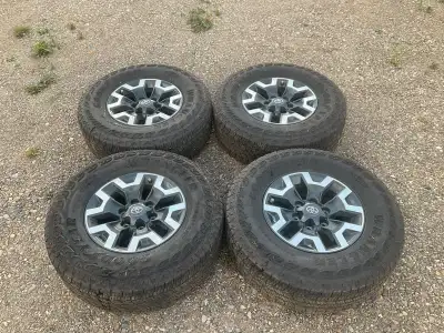 OEM Original Toyota Wheels (Tires + Rims) Size 265/70/16 Brand Goodyear Wrangler Dot Date 2022 Tread...