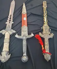 Variety of Collectable  Stainless  Steel Swords
