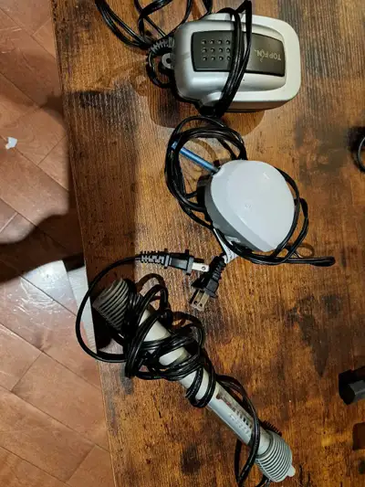 aquarium air pump and heater, View more