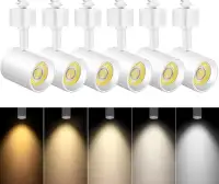 NEW: VANoopee 5-Color LED Track Lighting Heads, 6 Pack