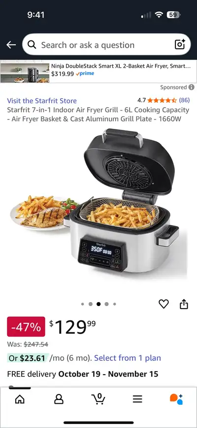 Starfrit Air Fryer, View more