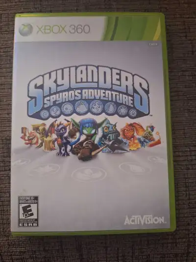 Skylanders Spyro's Adventure XBOX 360 game. ***Game only, base & Skylanders not included *** Disc is...