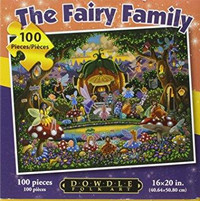 Casse-tête DOWDLE 100, Fairy Family, + Poster, 6+ - 418-681-1686