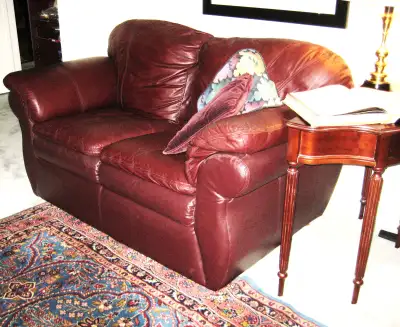 LAZYBOY  LEATHER  LOVESEAT, View more