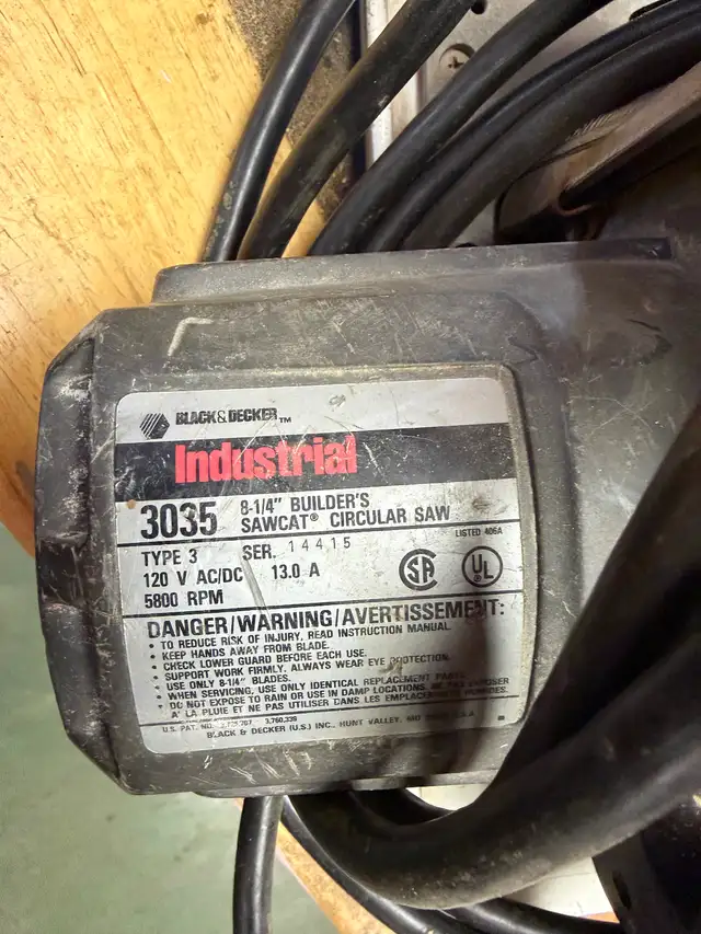 8-1/4” Sawcat circular saw in Power Tools in Strathcona County - Image 3