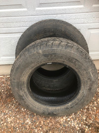 Two Salun Ice Claw 265/70R17 tires