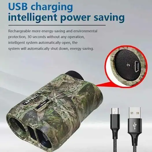 Laser Rangefinder Golf Hunting Rechargeable 600 yard Laser Dista in Fishing, Camping & Outdoors in Ottawa - Image 7