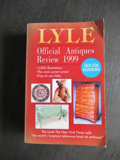 Lyle Official Antiques 1999 Review, 5,000 Illustrations, 672 pgs, View more